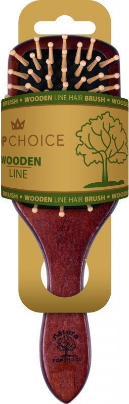 Top Choice Top Choice Drewniana Szczotka do włosów "CHERRY" (62223) 1szt. 1