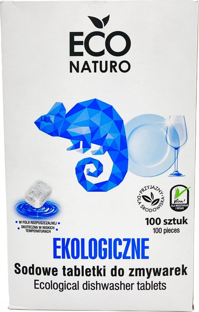 Tabletki do zmywarki Eco Naturo Ekologiczne 100szt 1