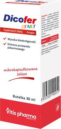 Vitis  Dicofer Start, suplement diety krople  30 ml 1