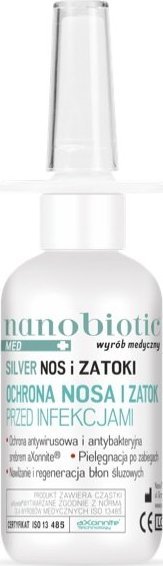 NANOBIOTIC Silver Med Nos i Zatoki ze srebrem spray  30 ml 1