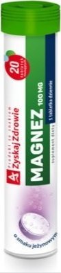 Zyskaj Zdrowie Magnez 100 mg 20 tabletek musujących - Długi termin ważności! 1