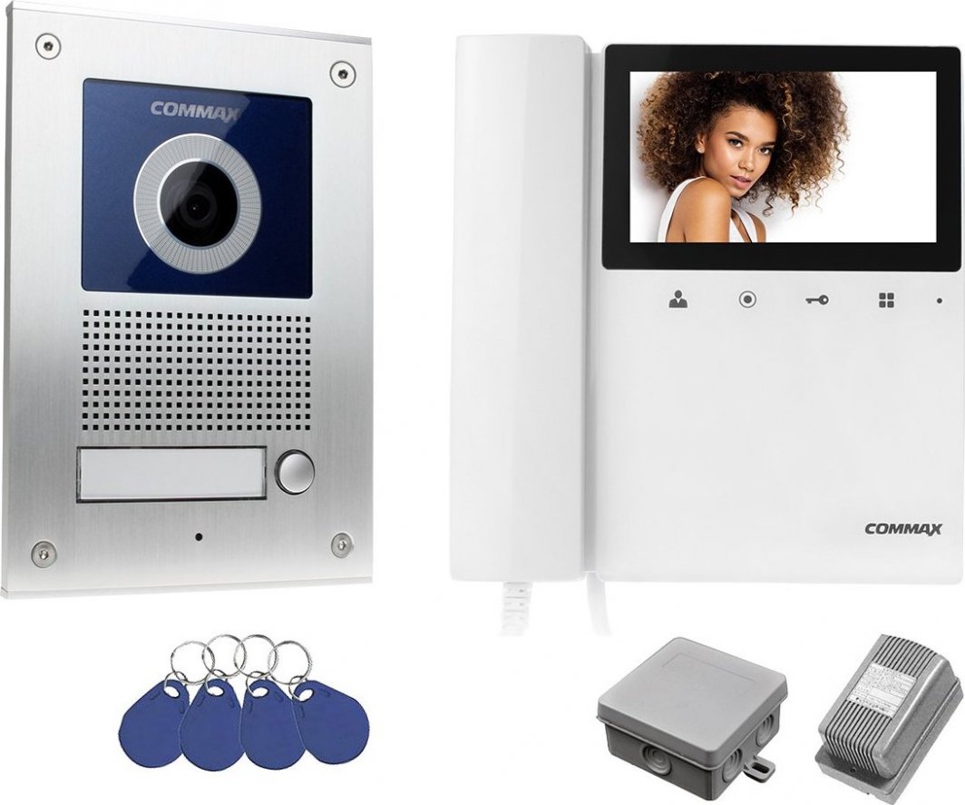 Commax Wideodomofon zestaw Commax DRC-41UN/RFID + CDV-43K2 - Morele.net