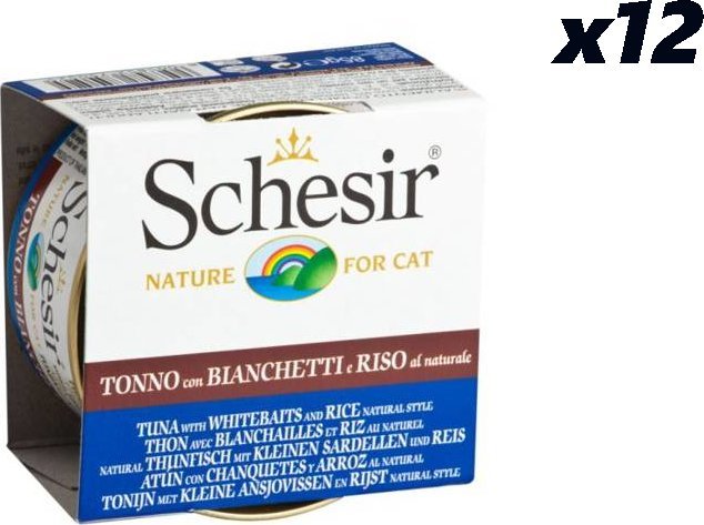 Frendi Schesir Tuńczyk ze smażonymi rybami i ryżem 12x85g 1