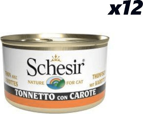 Schesir Schesir Tuńczyk z marchwią 12x85g 1