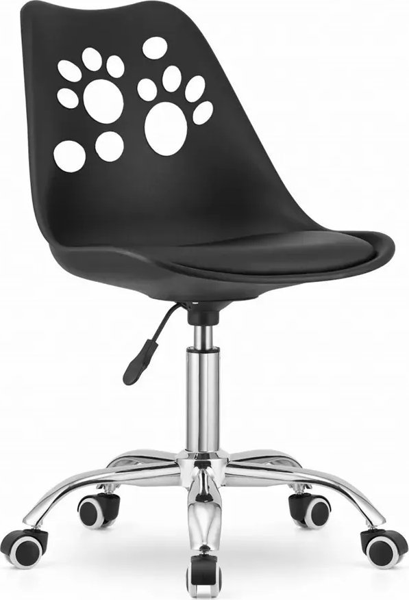 Elior Czarne ergonomiczne krzesło do nauki dla dziecka - Parpa 1