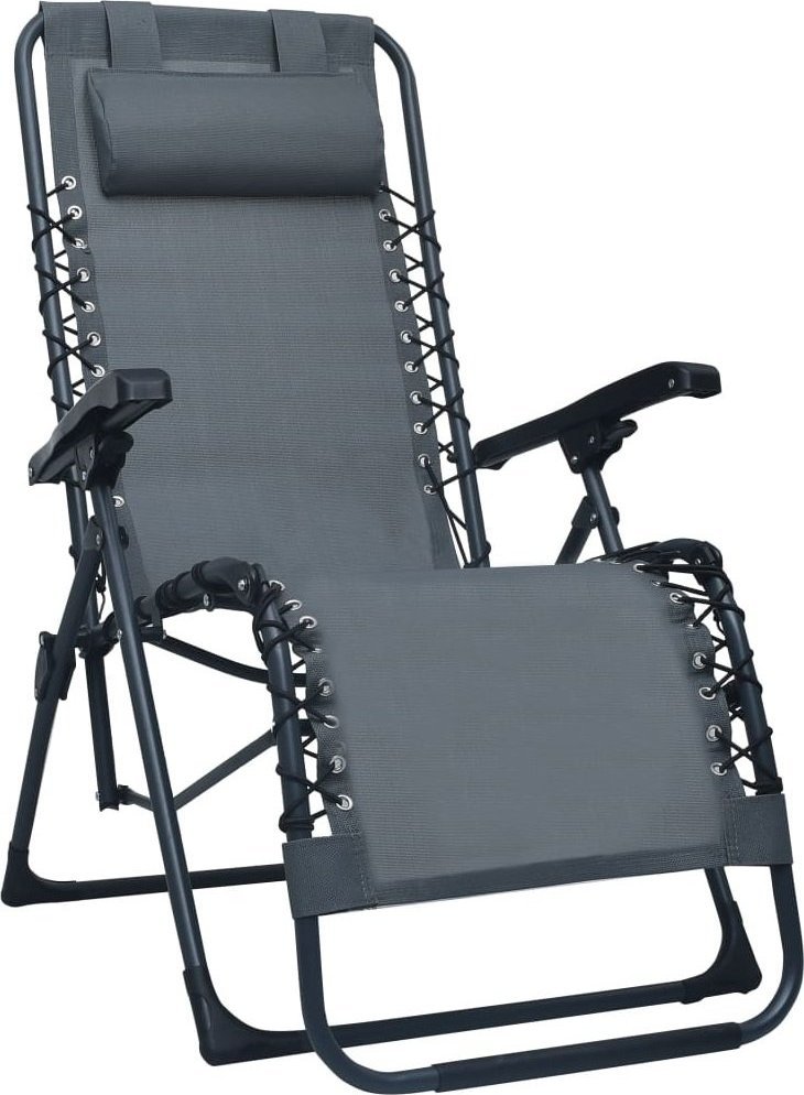 Elior Szare składane krzesło tarasowe  Rovan 1