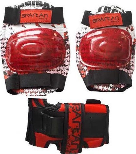 Spartan Zestaw ochraniaczy dla dzieci Spartan Red Star - Rozmiar L 1