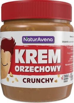 NaturaVena NATURAVENA Krem orzechowy crunchy 340g 1
