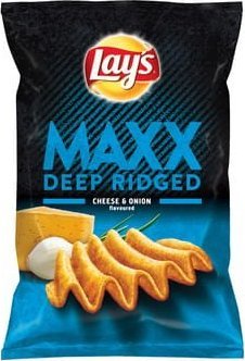 LAYs Lay's Maxx Ser-Zielona Cebulka 130g 1