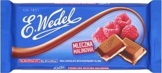 Wedel E. Wedel Czekolada Malinowa Nadziewana 100g 1