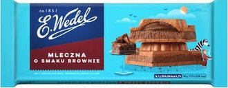 Wedel E. Wedel Czekolada Mleczna o Smaku Brownie 290g 1