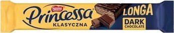 Nestl PRINCESSA Klasyczna Wafel przekładany kremem kakaowym oblany deserową czekoladą 41 g 1