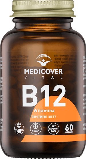MEDICOVER VITAL MEDICOVER VITAL WITAMINA B12 60 kaps. 1