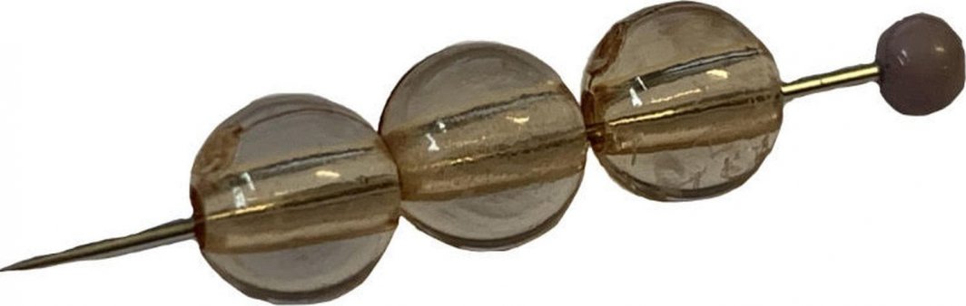 kufer-pasmanteria.pl Korale Akrylowe Kula 10mm (14szt) J. Beż 1