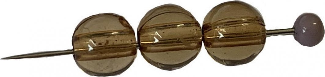 kufer-pasmanteria.pl Korale Akrylowe Kula 10mm (14szt) Ciemny Beż 1