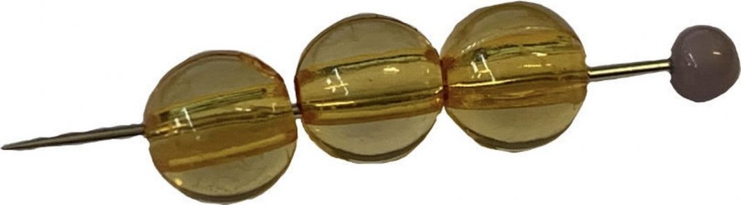 kufer-pasmanteria.pl Korale Akrylowe Kula 10mm (14szt) Miód 1