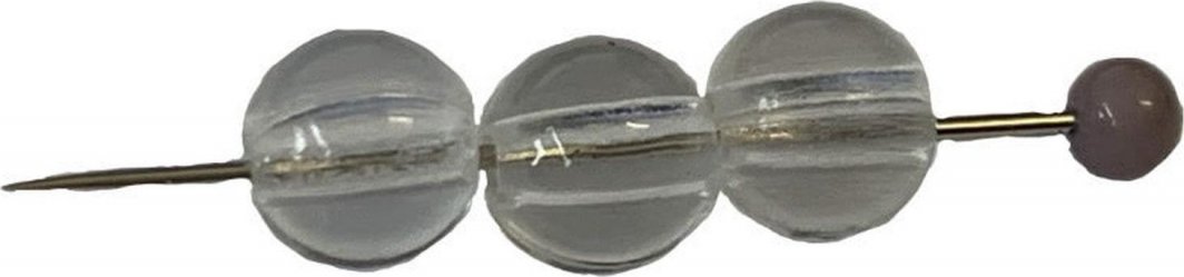 kufer-pasmanteria.pl Korale Akrylowe Kula 12mm (8szt) Przeźroczysty 1