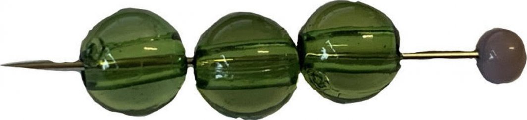 kufer-pasmanteria.pl Korale Akrylowe Kula 12mm (8szt) J. Zielony 1