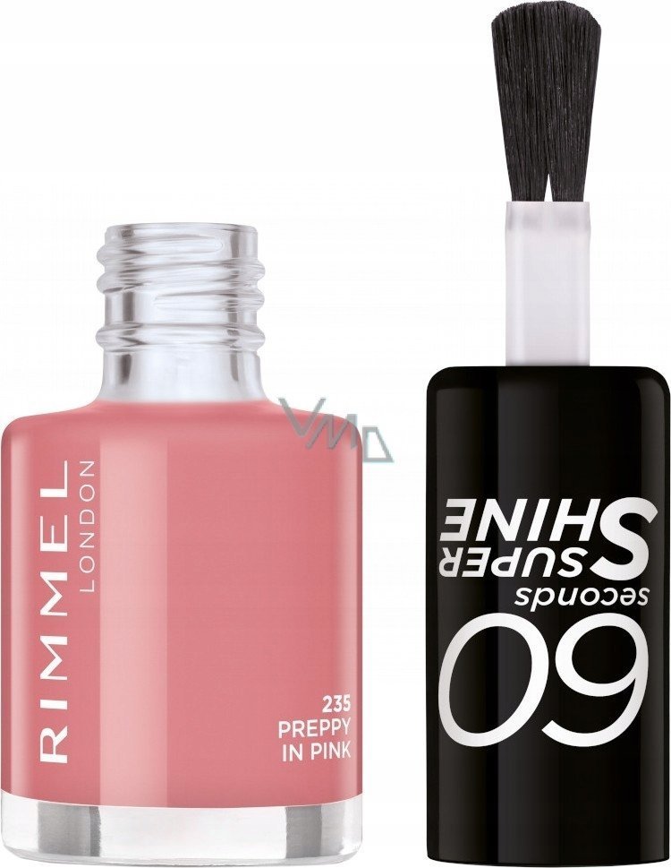 Rimmel  Rimmel Lakier 60 Seconds 235 Preppy In Pink 1