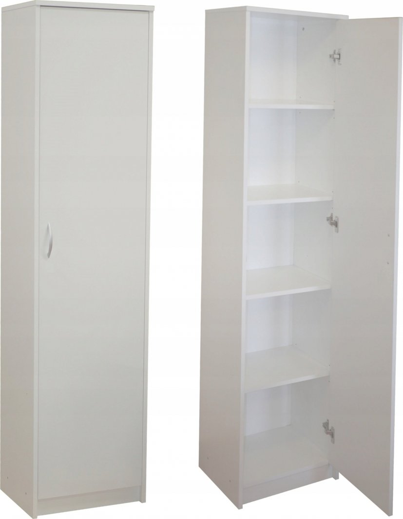 SARA Regał zamknięty GABI 40 cm x 180cm x 35 cm biały 1