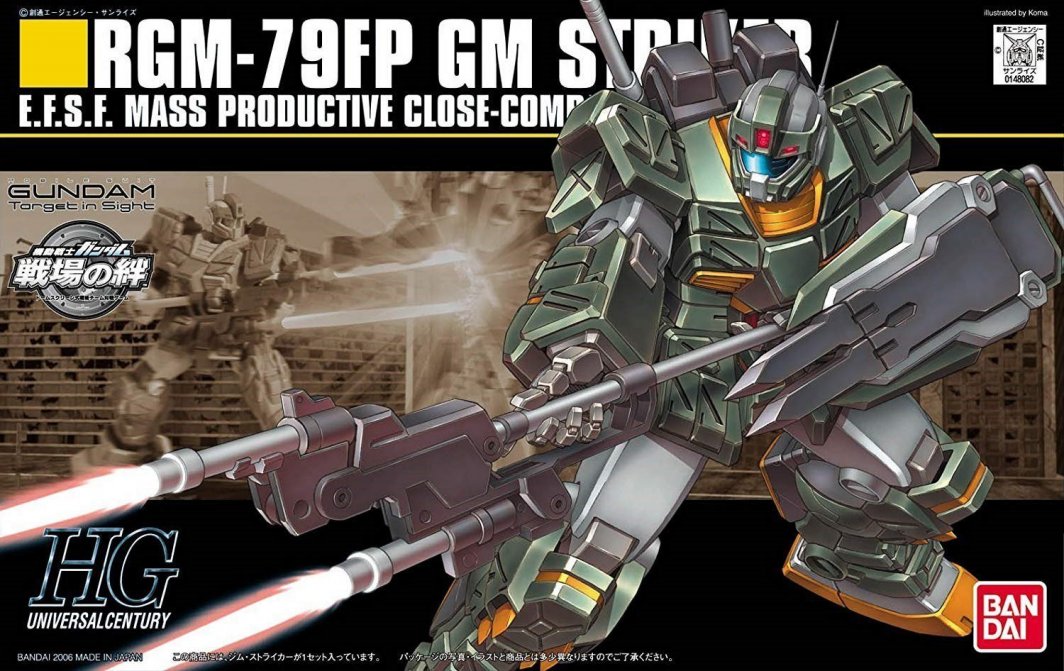 Figurka HGUC 1/144 RGM-79FP GM STRIKER BL 1