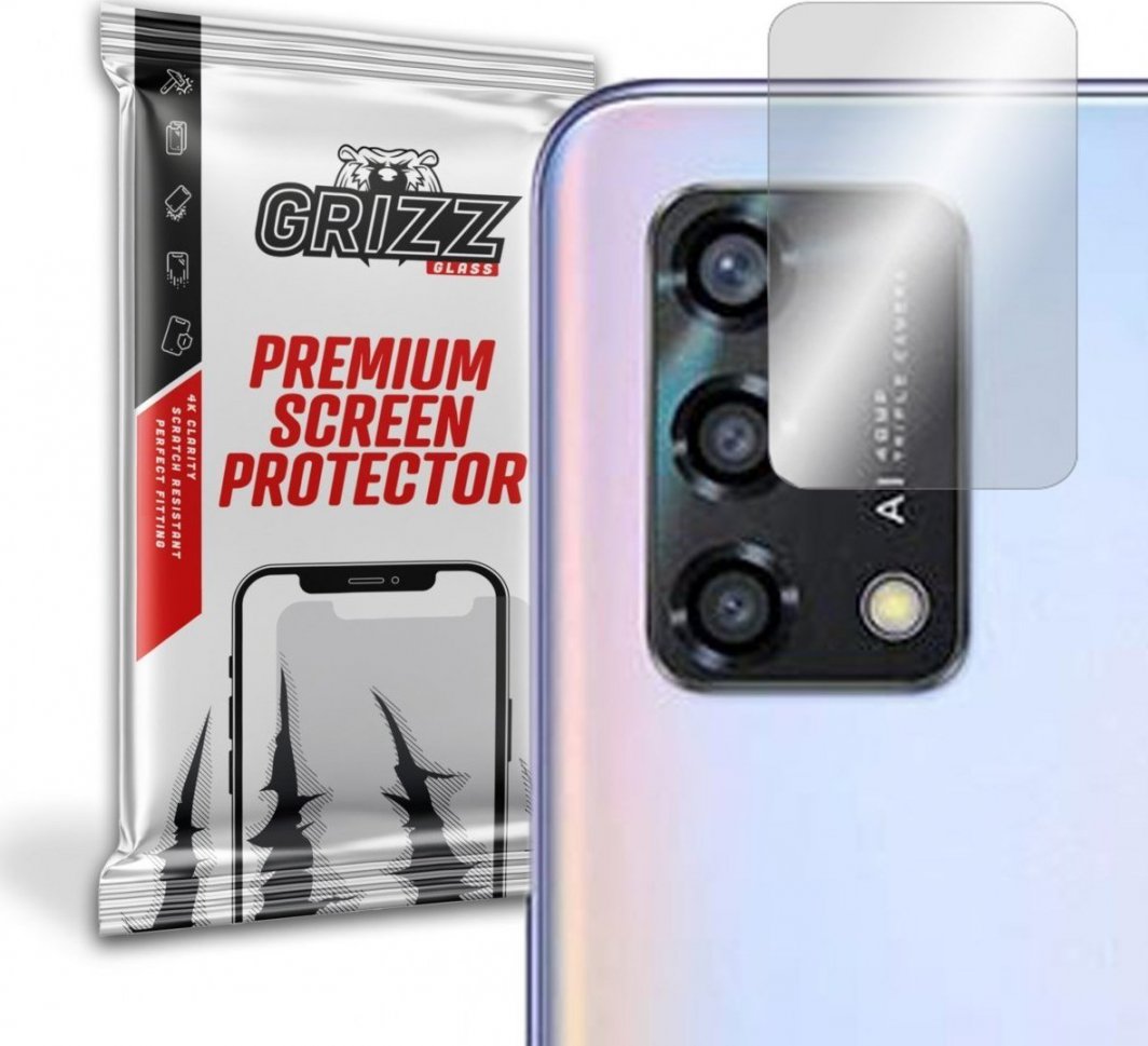 GrizzGlass Szkło hybrydowe na aparat Grizz Oppo Reno 6 Lite 1