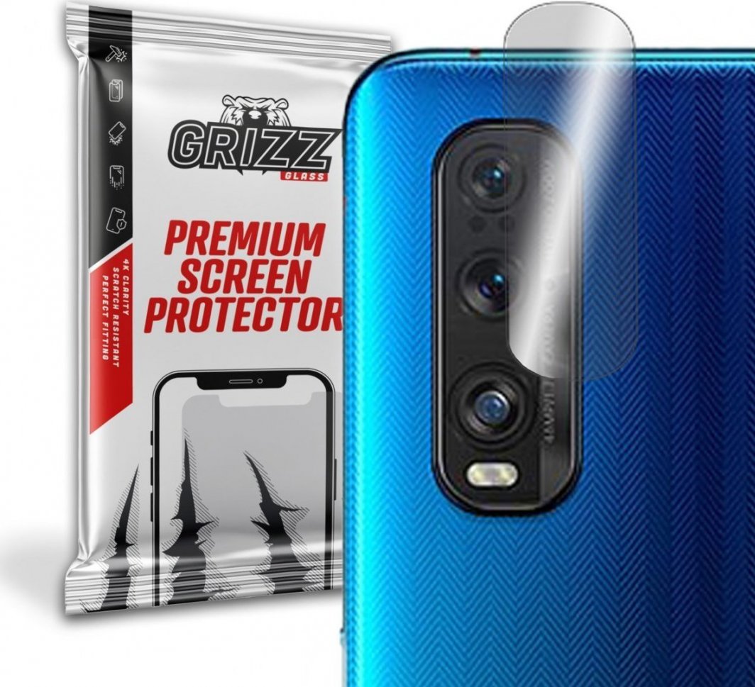 GrizzGlass Szkło hybrydowe na aparat Grizz Oppo Find X2 5G 1