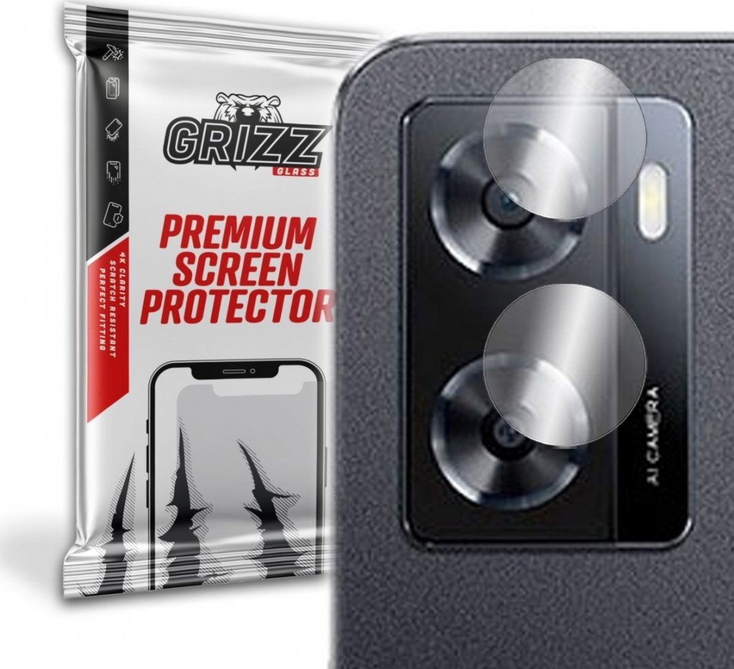 GrizzGlass Szkło hybrydowe na aparat Grizz Oppo A57 4G 1