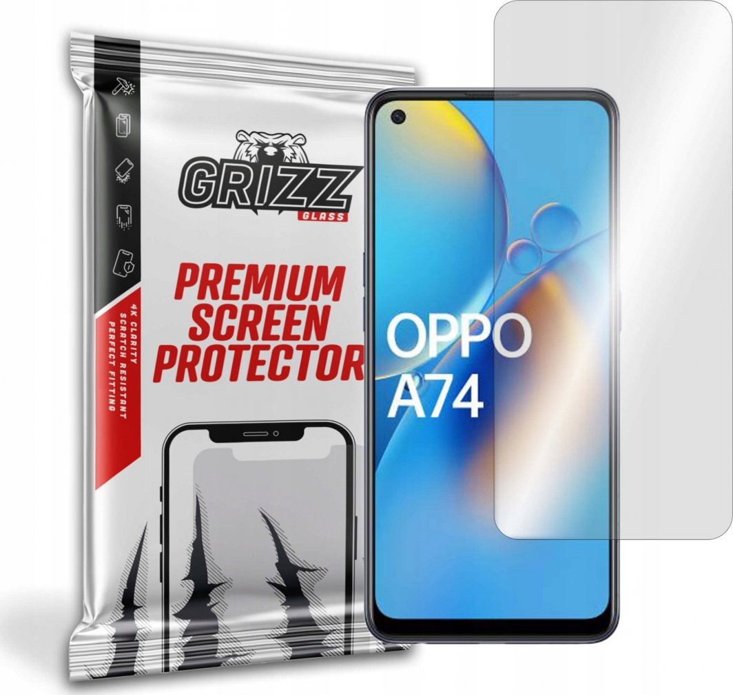 GrizzGlass Szkło hybrydowe Grizz Oppo A74 4G 1