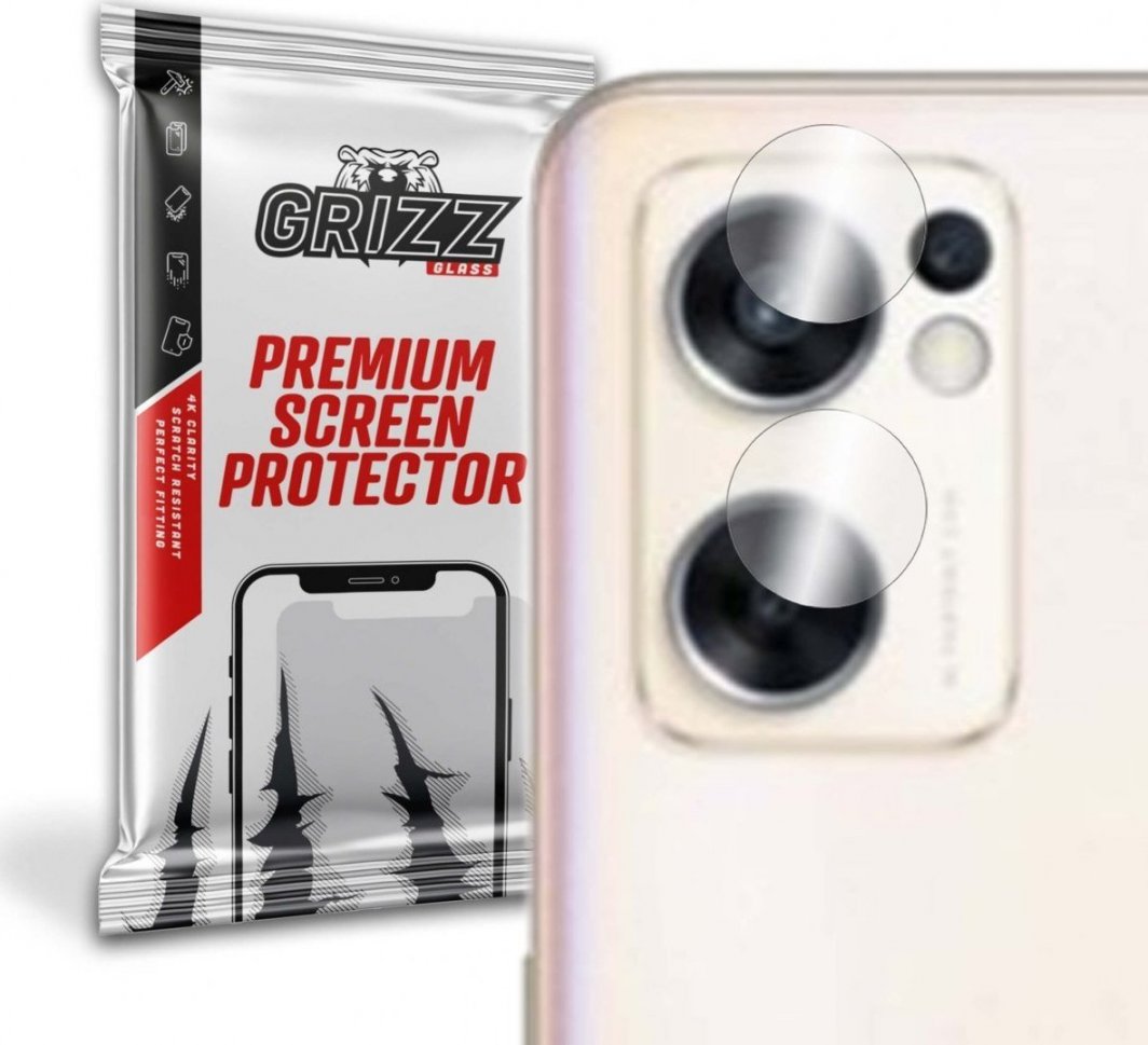 GrizzGlass Szkło hybrydowe na aparat Grizz Oppo Reno 7 SE 5G 1