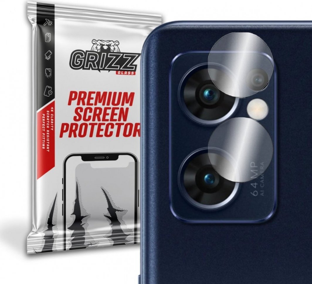 GrizzGlass Szkło hybrydowe na aparat Grizz Oppo Find X5 Lite 1