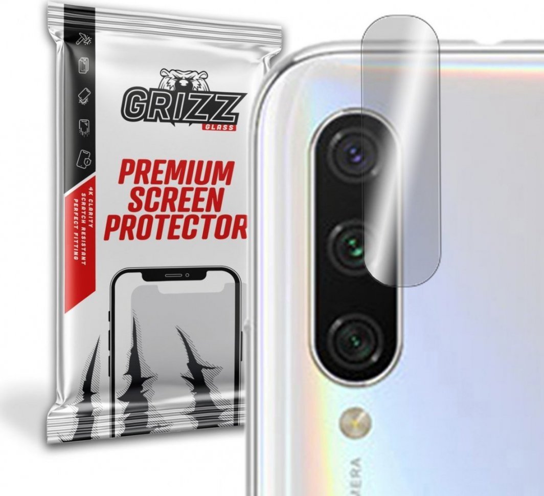 GrizzGlass Szkło hybrydowe na aparat Grizz Xiaomi Mi A3 1