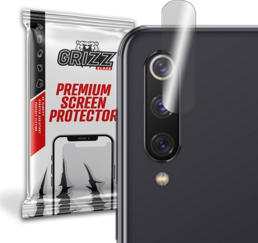 GrizzGlass Szkło hybrydowe na aparat Grizz Xiaomi Mi 9 SE 1