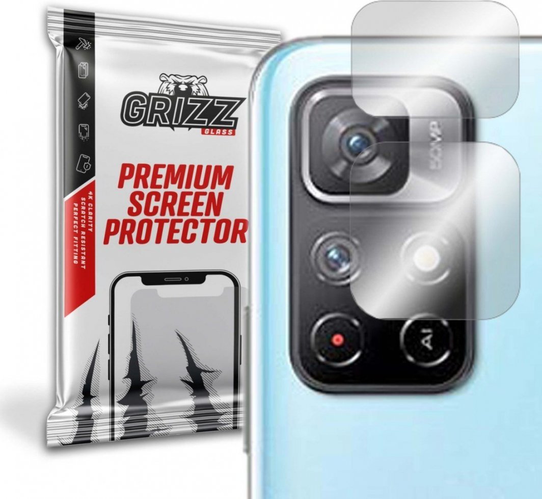 GrizzGlass Szkło hybrydowe na aparat Grizz Xiaomi Redmi Note 11 5G 1