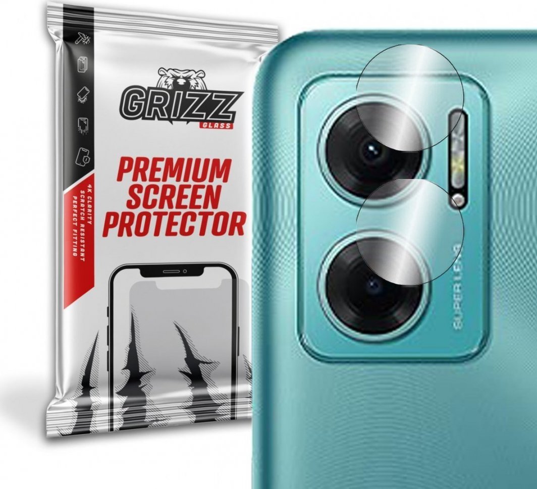 GrizzGlass Szkło hybrydowe na aparat Grizz Xiaomi Redmi Note 11E 1