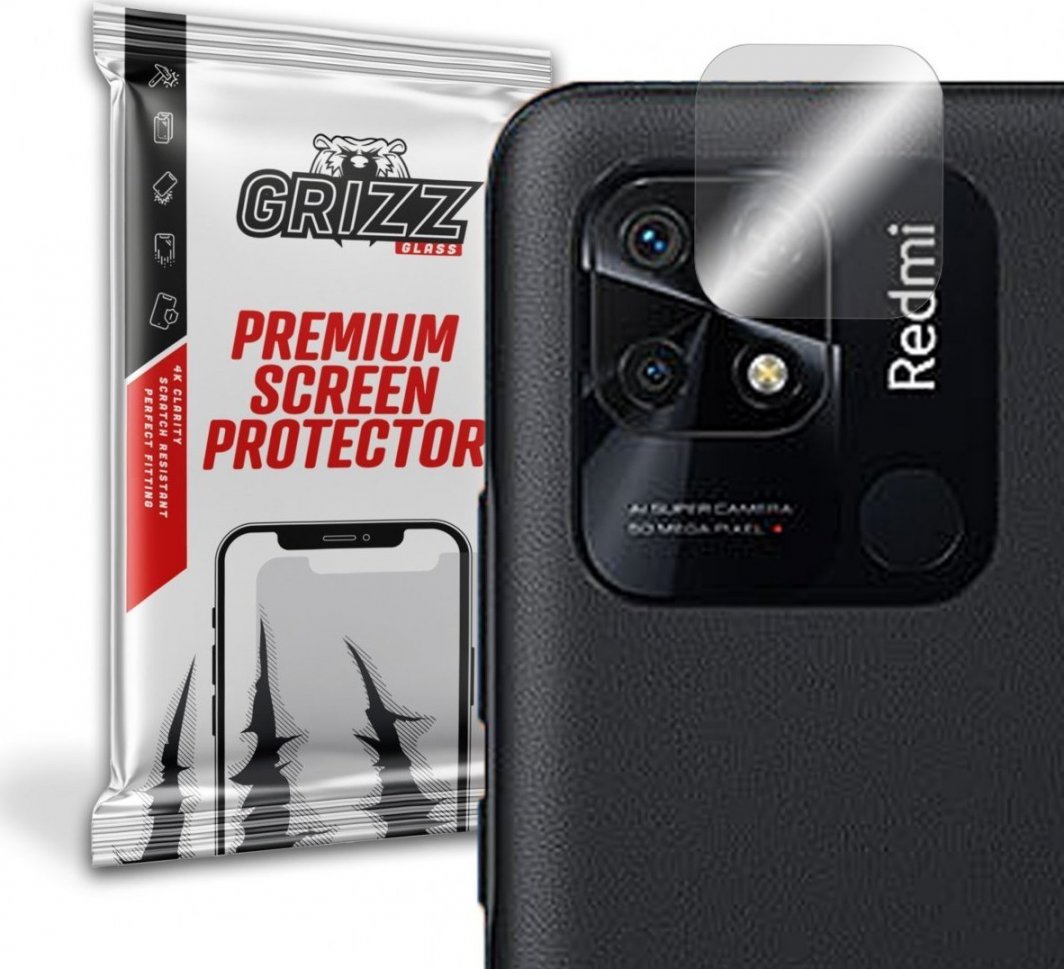 GrizzGlass Szkło hybrydowe na aparat Grizz Xiaomi Redmi 10 Power 1
