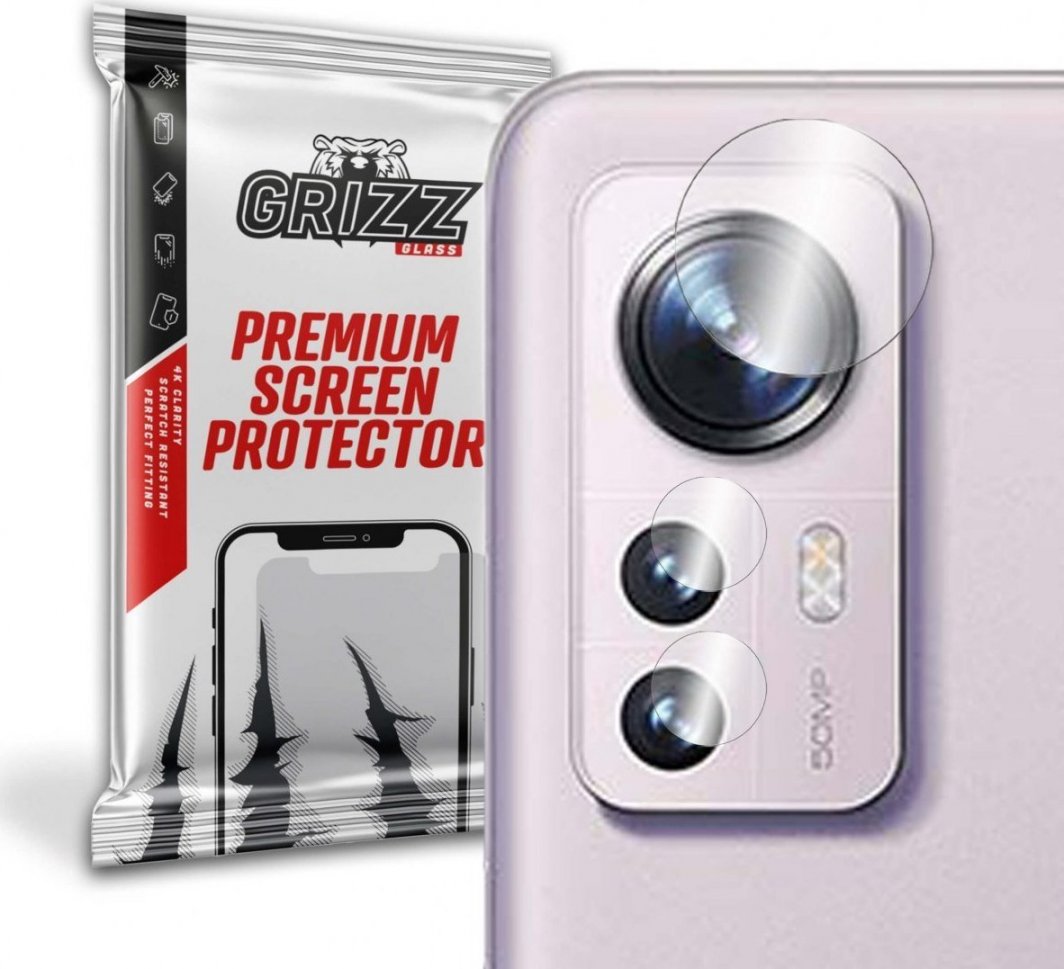 GrizzGlass Szkło hybrydowe na aparat Grizz Xiaomi 12 Pro 1