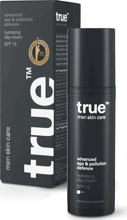 True true hydrating day cream SPF 15 - krem nawilżający dla mężczyzn 50 ml 1