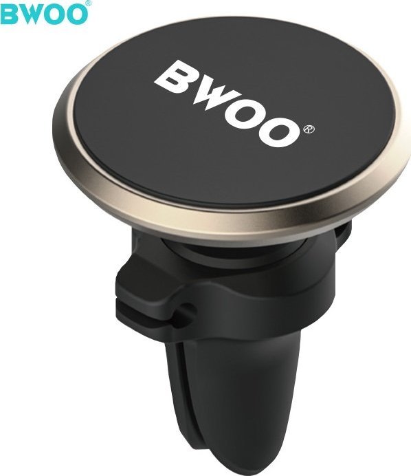 BWOO BWOO uchwyt samochodowy ZJ67 magnetyczny z klipsem na kabel złoty do kratki 1