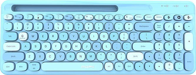 Klawiatura Mofii 888BT Bezprzewodowa Niebieska US (SK-678BT Blue) 1
