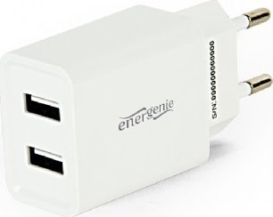 Ładowarka Energenie 2x USB-A 2.1 A (EG-U2C2A-03-W) 1