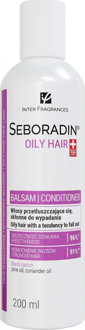 Seboradin Odżywka Seboradin OILY HAIR Włosy Przetłuszczające się 200 ml 1