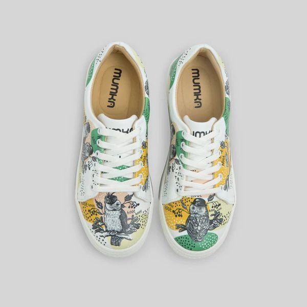 Mumka Shoes Sneakersy wegańskie Pan i Pani Sowa Mumka-39 1
