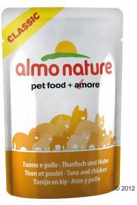 Almo Nature ALMO CLASSIC 6x55g KOT TUŃCZYK KURCZAK saszetka 1
