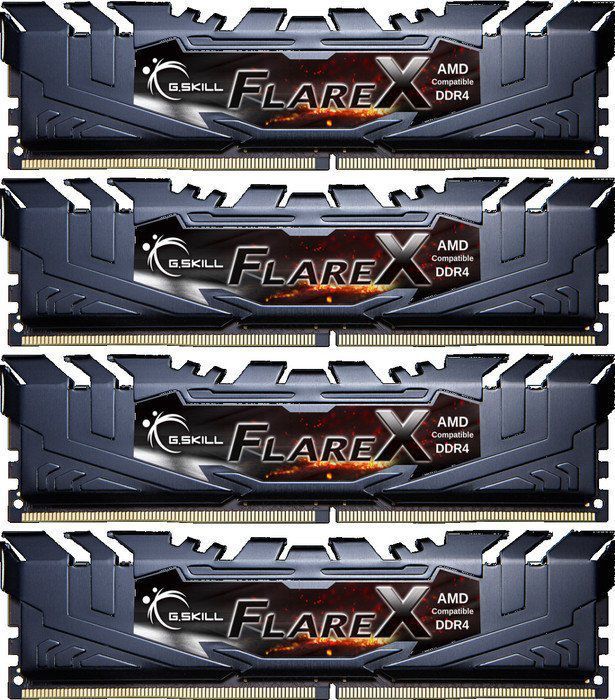 Pamięć G.Skill Flare X, DDR4, 64 GB, 2133MHz, CL15 (F4-2133C15Q-64GFX) 1