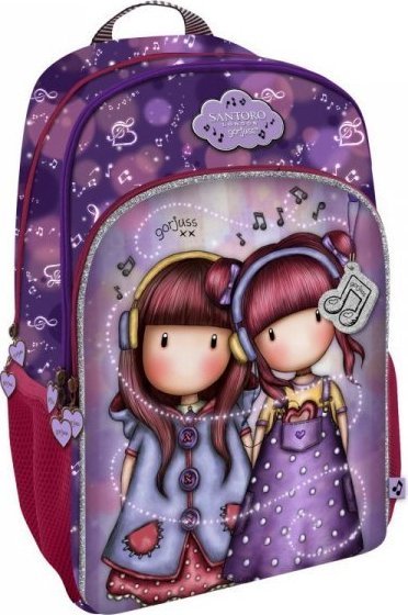Gorjuss Plecak szkolny The Duet Gorjuss The duet Fioletowy (29 x 45 x 17 cm) 1