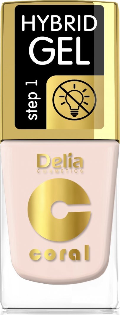 Delia Delia Cosmetics Coral Hybrid Gel Emalia do paznokci nr 67  11ml 1