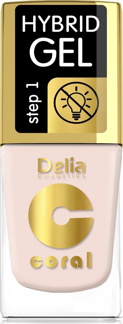 Delia Delia Cosmetics Coral Hybrid Gel Emalia do paznokci nr 82  11ml 1