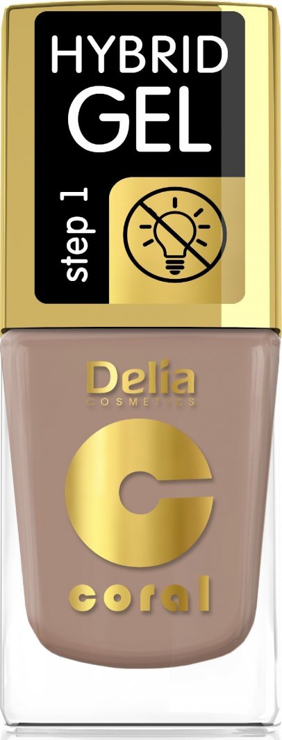 Delia Delia Cosmetics Coral Hybrid Gel Emalia do paznokci nr 83  11ml 1