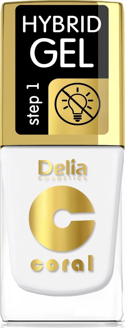 Delia Delia Cosmetics Coral Hybrid Gel Emalia do paznokci nr 84  11ml 1